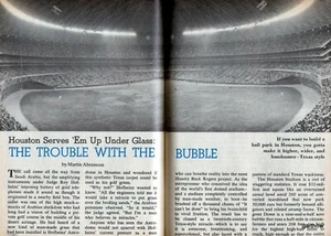 HOUSTON ASTRODOME 1966 ASTROS STADIUM FEATURES ASTRO-TURF ROY HOFHEINZ * ASTROS - Picture 1 of 1