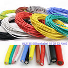 Silicone Wire Ul3135 18 20 22Awg Flexible Tinned Copper High Temp 200 Deg C 600V