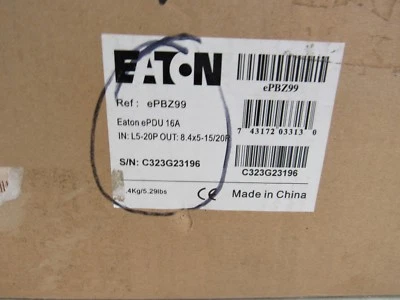 Eaton ePBZ99 1920W 12 5-20R Outlet Rackmount Power Distribution Unit 41-5 - Image 1 of 3