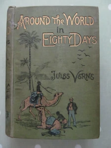 AROUND THE WORLD IN EIGHTY DAYS JULES VERNE SAMPSON LOW MARSTON & CO ILLUSTRATED - Picture 1 of 15