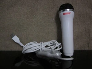 Konami Logitech USB Microphone Mic White ICES-003 Playstation Xbox Wii Tested - Picture 1 of 5