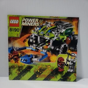 Lego Power Miners 8190 Garras Receptor Instrucciones Folleto SOLAMENTE - Imagen 1 de 2