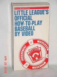 LITTLE LEAGUES OFFICIAL HOW TO PLAY BASEBALL VIDEO 1985 VHS VERY GOOD CONDITION - Imagen 1 de 3