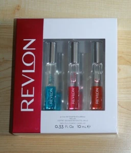 Revlon Edt Perfume Rollerball Women 3pc Reign On, One Heart, All In New Sealed - Picture 1 of 2
