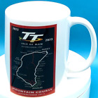 personalised TT Isle of Man 2023 Mug sport motorcycle map gift christmas