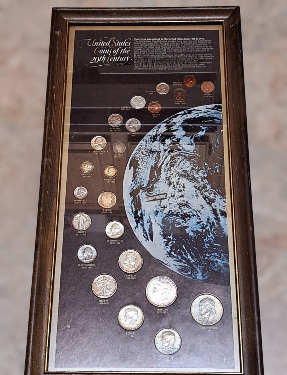 アメリカコイン24枚セット　20th CENTURY TYPE COINS貨幣 United States 20th Century Type Coin Set - 24 Coins & Apollo