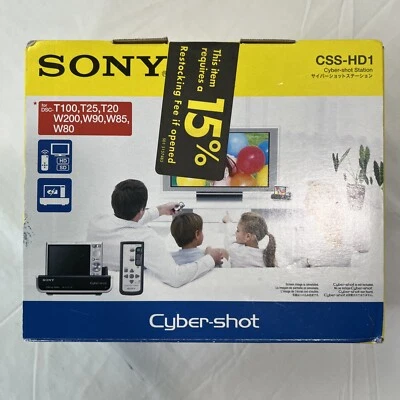 Cargador central de acoplamiento Sony Cyber-Shot Station (CSS-HD1)  Foto 1 de 4