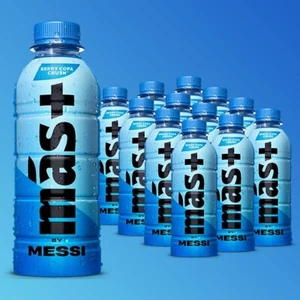 Mas+ By Messi Sensational Flavours Hydration Drink  12 x 500ml Drink Bottles - Picture 1 of 4