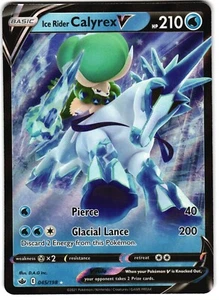 Ice Rider Calyrex V Holo 45/198 Pokemon SWSH: Chilling Reign - Picture 1 of 3