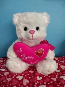 Plüschbär 12 Zoll groß I Love You Stern Geschenke Gruppe - Bild 1 von 6