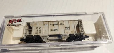 Atlas N Scale 2 Bay Hopper Central Of Georgia #1468 - Image 1 of 4