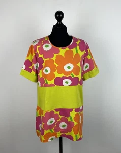 Camisa Top Marimekko Mujer Flor Talla XXL - Imagen 1 de 6