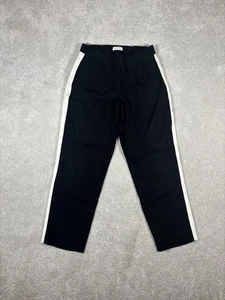 Pantalón de vestir Aritzia Babaton Cohen talla 6 recortado negro esmoquin a rayas - Imagen 1 de 11