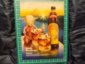 1979 PRINT AD KAHLUA BLACK RUSSIAN MMMM - Picture 1 of 1