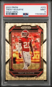2022 Panini Prizm Trent Mcduffie #372 Vinile Oro PSA 9 - Foto 1 di 2