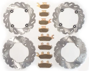 2016 2017 Can-Am Maverick XMR 1000R Front & Rear RipTide Brake Rotors & Pads - Foto 1 di 4