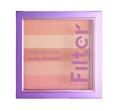 COLLECTION Filter Finish Glow Powder Blush - Gorgeous Shimmer Multi Colour Brick - Image 1 of 3