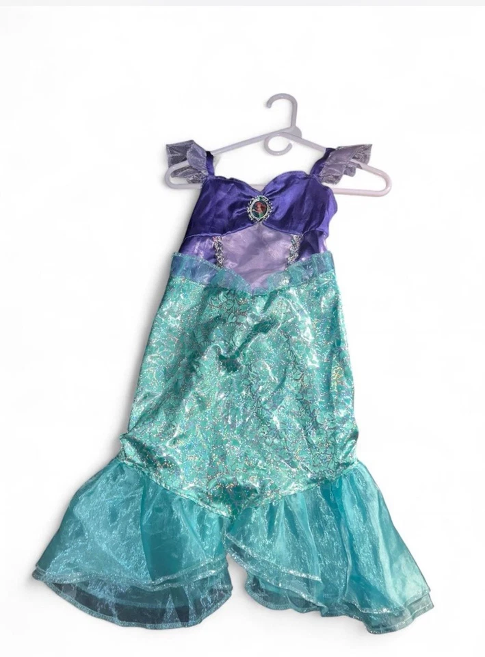 Disney Little Mermaid Girls Fantasy Play Costume Dress Size 4-6X Jakks Pacific - Image 1 of 1