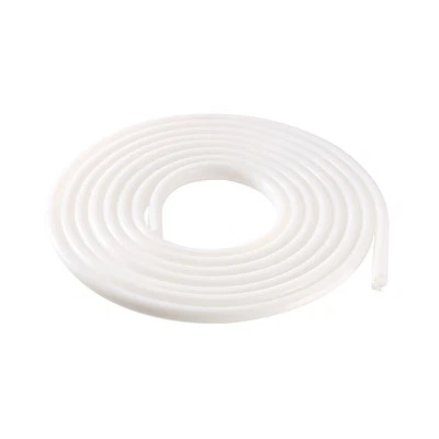 Sello de tira climática de ventana de montaje en ranura en T bombilla de 7 mm para ranura de 5 mm de 5 metros de largo blanco Foto 1 de 4