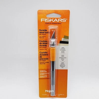 Cuchillo artesanal Fiskars SoftGrip Detail 8" cuchillo exacto para artesanía multiuso nuevo Foto 1 de 4