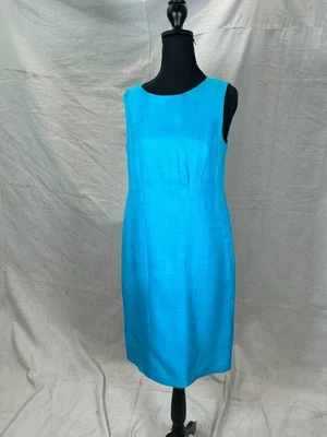 Vestido para mujer Piazza Sempione talla 8/44 Italia verde azulado sin mangas seda ENVÍO GRATUITO Foto 1 de 4