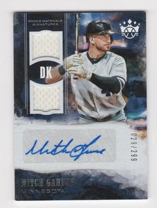 2018 DIAMOND KINGS DUAL JERSEY SIGNATURE 29/299 MITCH GARVER MINNESOTA TWINS - Picture 1 of 2