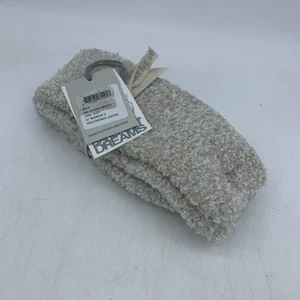 Barefoot Dreams CozyChic Stone White Damen Socken One Size Fuzzy Warm NEU - Bild 1 von 5
