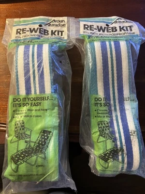 Kit de 2 sillas de césped Arden Paradise 2 2 3/16” x 39 pies, BLANCO/AZUL/VERDE Foto 1 de 4