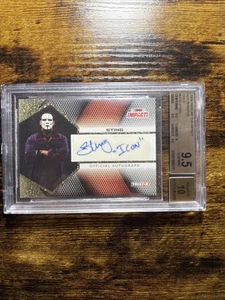 2009 TRISTAR TNA IMPACT STING AUTO GOLD INSCRIPTION “ICON” BGS 9.5/10 /60 - Picture 1 of 4