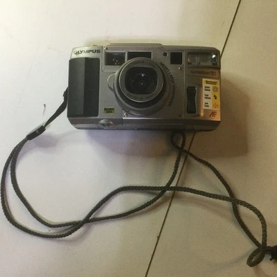 Olympus Superzoom 90 Film Vintage 35mm Camera Tested Working - Image 1 of 4