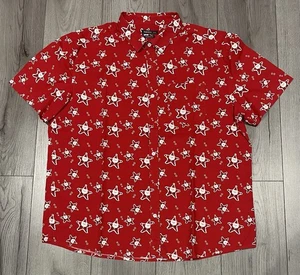 Christmas Shirt - Red - Santas - Peacocks - Size XXL - Picture 1 of 5