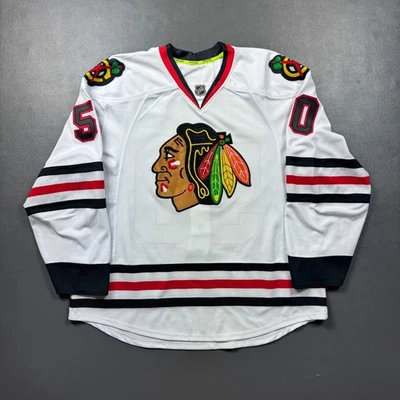 Camiseta deportiva 100 % auténtica Corey Crawford Reebok Chicago Blackhawks talla 56 3XL para hombre Foto 1 de 4