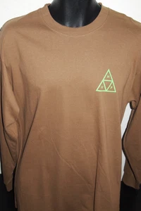 NWT HUF Set TT Camel & Green Graphic LST Tshirt SIze Mens Medium - Picture 1 of 3