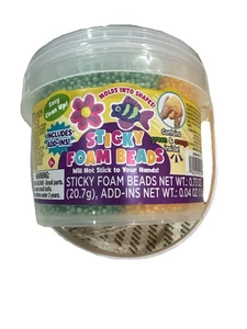 Contenedor de cuentas de espuma adhesiva incluye verde y naranja nuevo - Imagen 1 de 3