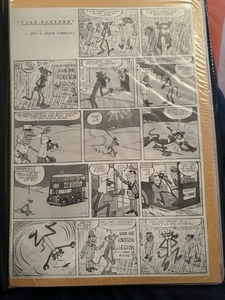 Bardon Press Rare Sample Page Promotion From Salesmans Folder PINK PANTHER COMIC - Bild 1 von 3