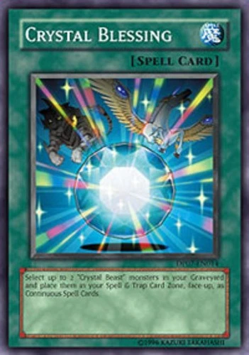 Crystal Blessing - DP07-EN014 - Common - 1st Edition LP Yugioh Duelist Pack 7 Je - Image 1 of 1