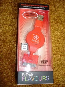 RETRAK FLAVOURS USB CABLE FOR IPOD/IPHONE AND IPAD - Picture 1 of 17