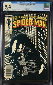 SPECTACULAR SPIDER-MAN #101 - Newsstand John Byrne Cover - CGC 9.4 Marvel 3/85 - Picture 1 of 2