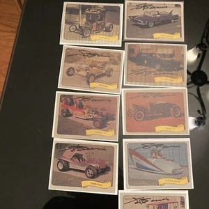 Kustom Autoaufkleber 70er Jahre von George Barris 9 Autos !!!! 17 Karten Top Zustand! - Bild 1 von 4