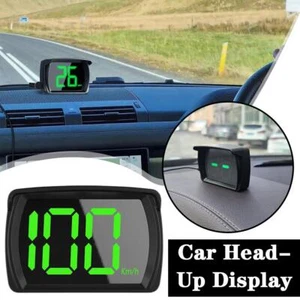 GPS KMH HUD Digital Speedometer Head Up Display Car Electronics 9CR3 - Picture 1 of 18