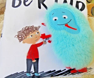 Mud Pie Be Kind Children's Soft Cloth Crinkle Book euc - Foto 1 di 3