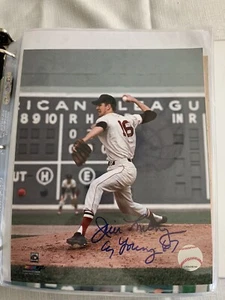 Jim Lonborg signed baseball photo w/inscription - Picture 1 of 2