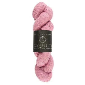 WYS Exquisite Wool / Mulberry Silk Lace Yarn 100g - Rose (560) - Picture 1 of 3