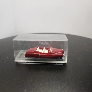 Micro Praline Ho 1/87 Cadillac 54 Caddy Cabriolet Granja Rojo Granate Nuevo en Caja - Imagen 1 de 3