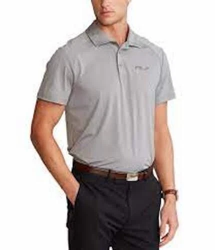 RLX Ralph Lauren Golf Custom Performance Polo Shirt Grey XL