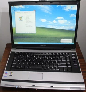 Toshiba Equium M70 Pentium Windows XP Laptop with 512mb Ram & 40gb HD - Picture 1 of 15