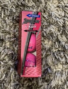 NEW Srixon Soft Feel Lady 3 Pack Of Golf Balls In Passion Pink