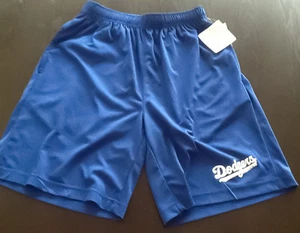 (S) Pantalones Cortos de Entrenamiento Genuinos Oficiales MLB L.A. Dodgers Para Hombre  - Imagen 1 de 6
