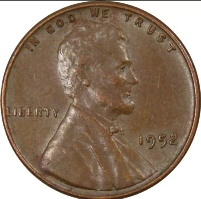 1952 Lincoln Wheat Penny- G/VG - Image 1 of 2