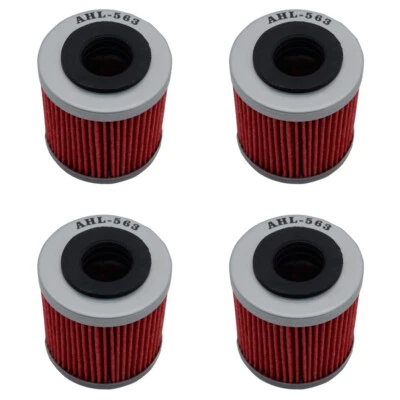 4X Oil Filters For Aprilia Rxv Sxv 450 550 06-15 Derbi Terra 4T 125 Gpr Mulhacen - Imagem 1 de 4